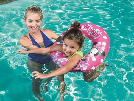 Koło dmuchane do pływania 56 cm Disney Minnie