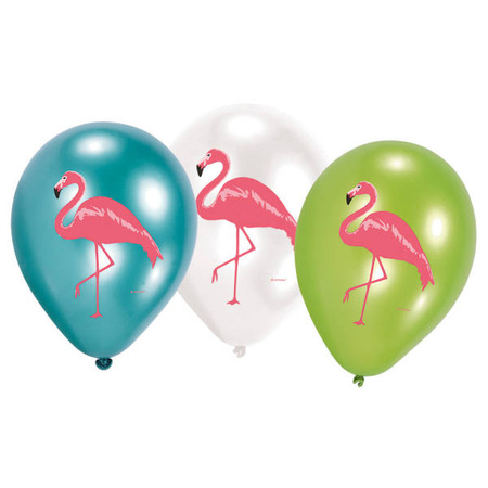 Balony nadruk Flaming 11 cali 6 szt