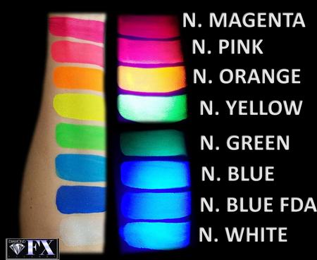 Neon UV Diamond FX farba do twarzy i ciała 30g