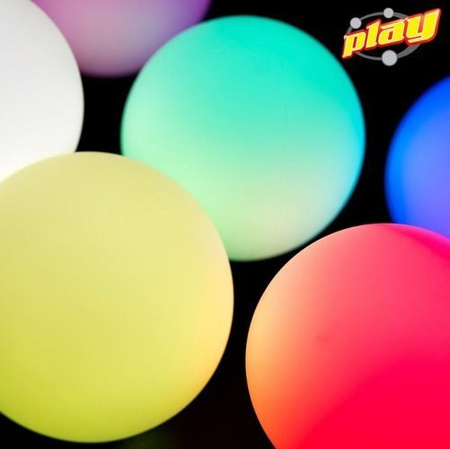 Piłka LED 70mm Tęczowa Fade 150g - OUTLET - przybrudzona