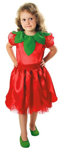 Strój Kwiatek Czerwony
