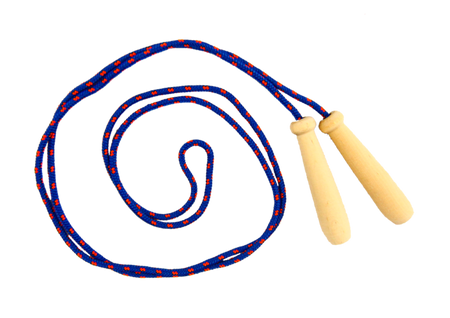 Skakanka sznurkowa z drewnianymi rączkami Akson 3 m