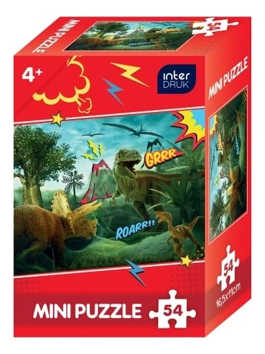 Puzzle MINI 54 elementy Mix wzorów