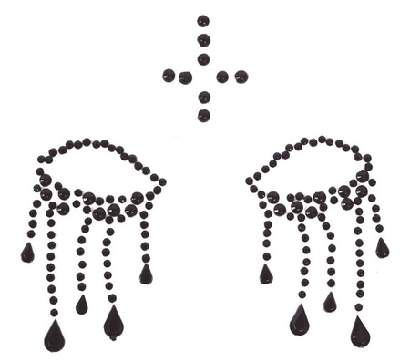 Blingi Naklejki brokatowe na twarz - Zakonnica