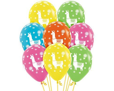 Balony Sempertex Lama 12'' 25 szt Mix