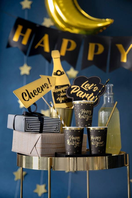 Foto rekwizyty Happy New Year Sylwester 13 szt.