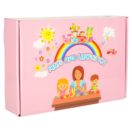 Zestaw kreatywny dla dzieci plastyczny rękodzieło do prac ręcznych XXXL 1200 elementów