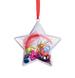 Bombka plastikowa akrylowa przezroczysta Gwiazdka 8 cm