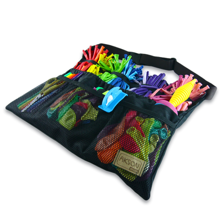 Organizer animatora duży szary z zielonym paskiem