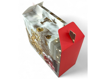 Pudełko prezentowe świąteczne 26 x 28 cm MIX wzorów