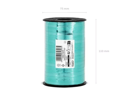 Wstążka plastikowa metalizowana do balonów 5mm 225m