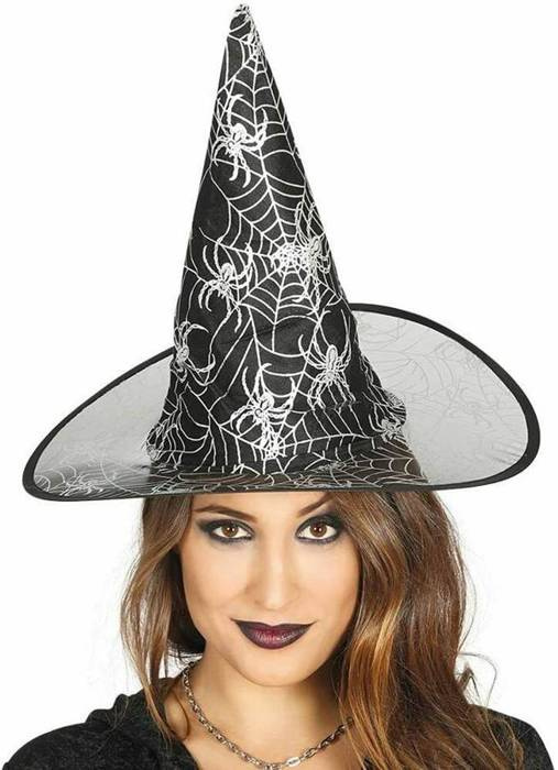Kapelusz Wiedźmy pajęczyny Czarny
