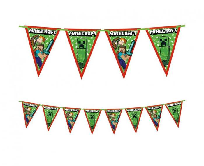 Girlanda Baner TNT Minecraft flagi 2,3 m