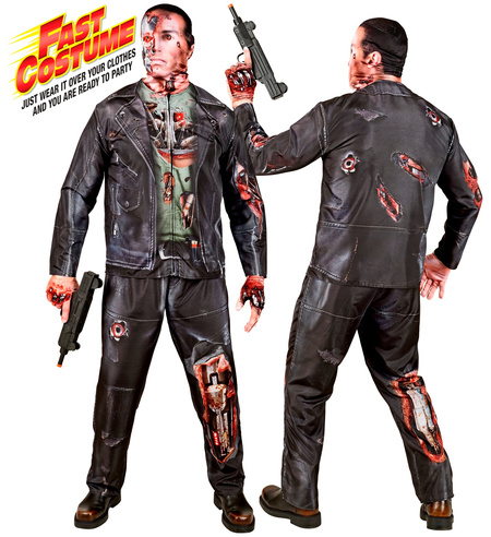 Cyborg szybki strój dla dorosłych Halloween