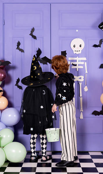 Wiaderko na cukierki Halloween 13,5 cm 2 szt.