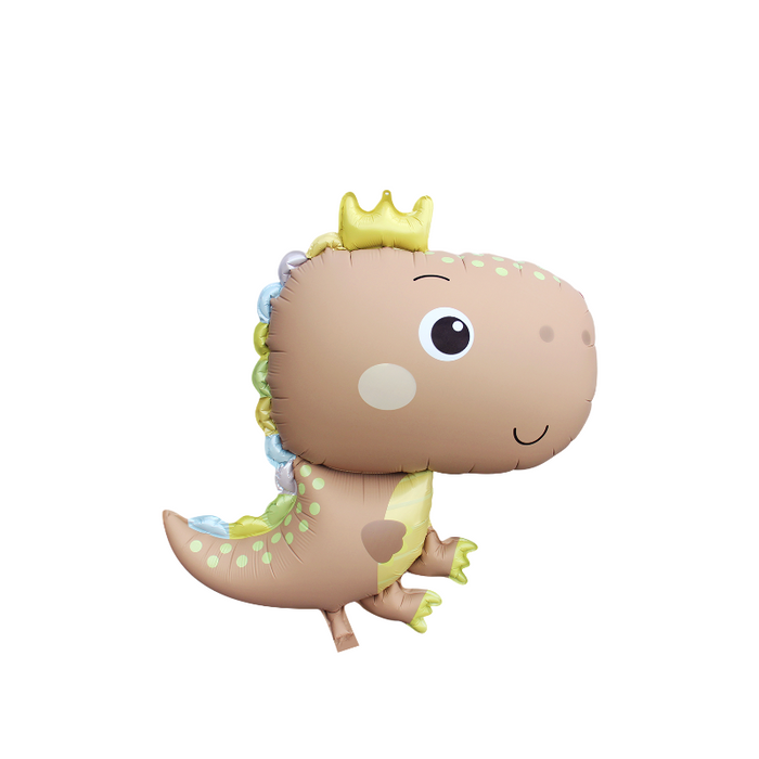 Dinozaur beżowy balon foliowy 65x79cm