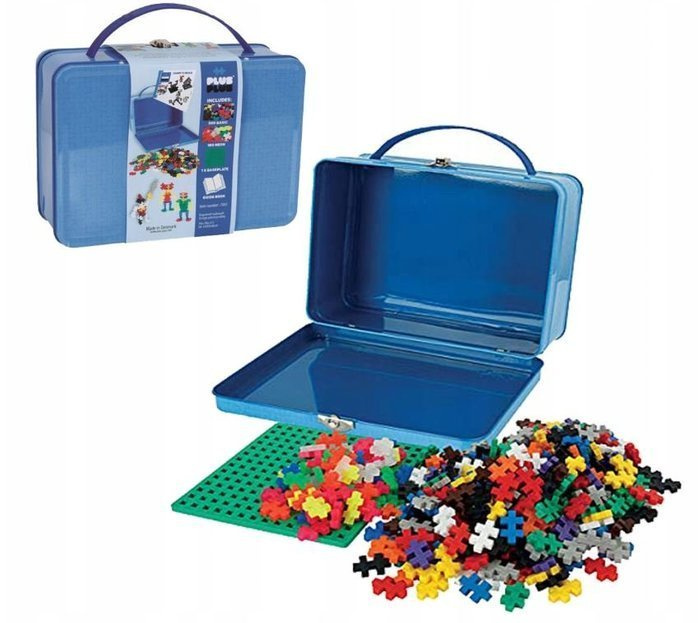 KLOCKI 600 szt. w metalowej walizce Plus-Plus