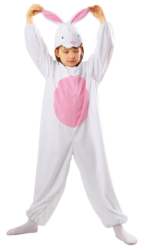 Strój KRÓLICZEK KRÓLIK biały