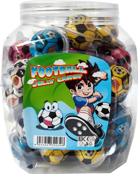 Football Jelly Żelki Piłki 50 szt. po 10g