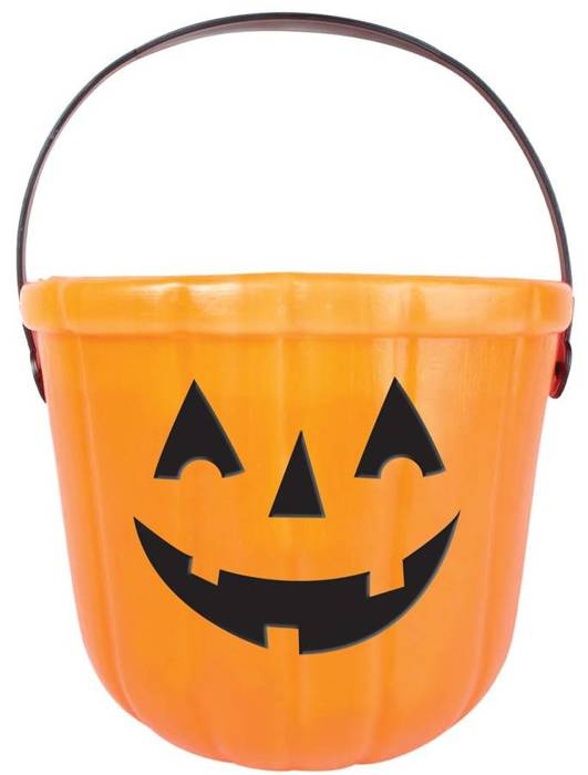 Wiaderko Dynia na słodycze Halloween 17 cm