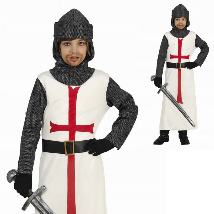 Strój rycerz średniowieczny wojownik dla chłopca Guirca
