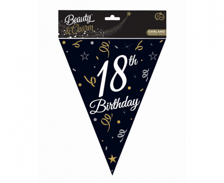 Baner urodzinowy flagi 18 URODZINY 270 cm