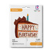 Balon foliowy Ciasto czekoladowe tort Happy Birthday 28 cali Grabo
