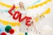 Balony foliowe litery czerwone, napis LOVE 140 x 35 cm