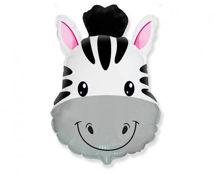 ZEBRA balon foliowy 68 x 48 cm