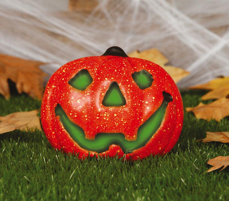 Lampion Dynia Dekoracyjny świecący Halloween 11 cm