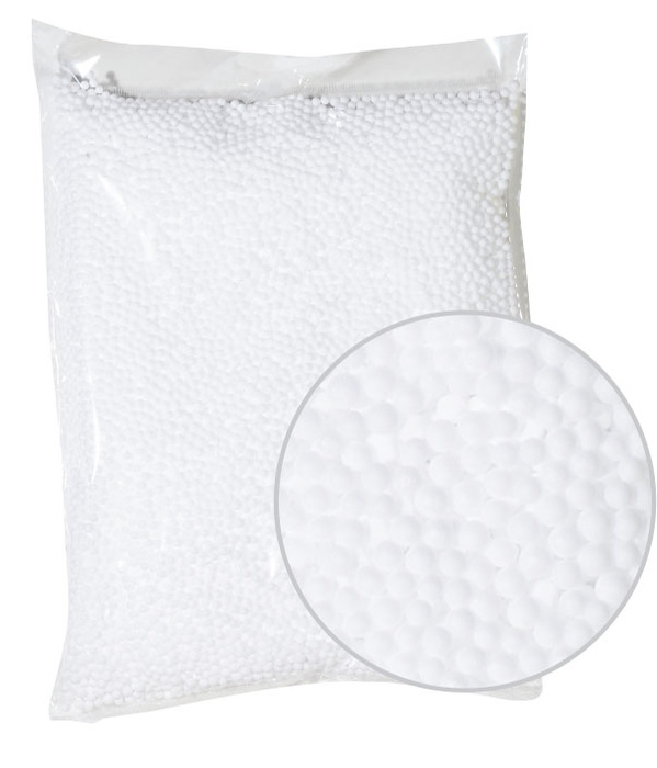 Kulki styropianowe dekoracyjne 4mm białe 10g