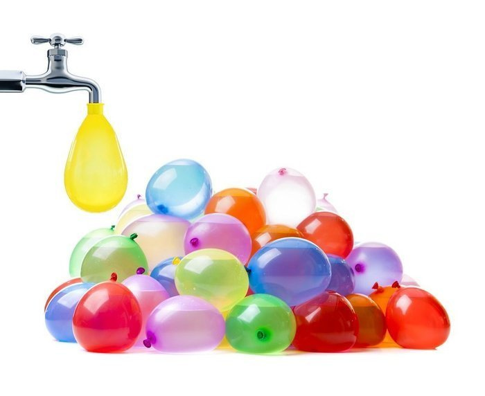 Balony Wodne Bomby Gemar 100 szt MIX kolorów