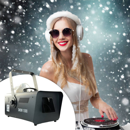 Wytwornica śniegu maszyna do wytwarzania śniegu 1500W Snow1500 DMX pilot
