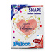 Balon foliowy serce geometryczny Happy Valentines Day 29 cali 73 cm