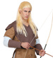 Peruka blond Elfa Władca Pierścieni Legolas