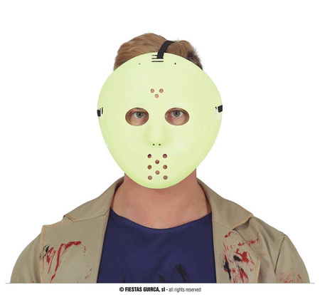 Maska Hokejowa Jason Voorhees świecąca w ciemności