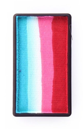 Farba do twarzy Split Cake 28g RED/ PINK/ WHITE/ TURQUOISE PartyXplosion