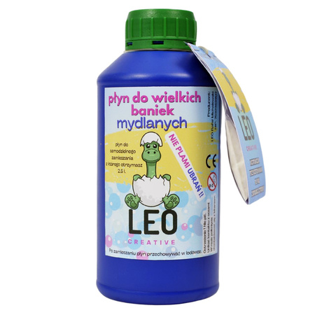 Płyn do dużych baniek mydlanych Koncentrat 0,5 l Leo Creative
