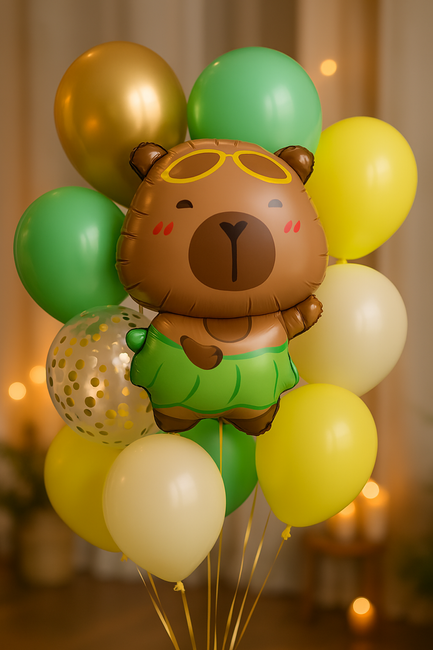Kapibara hawajska balon foliowy 50x75 cm