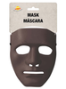 Maska gładka czarna cała twarz