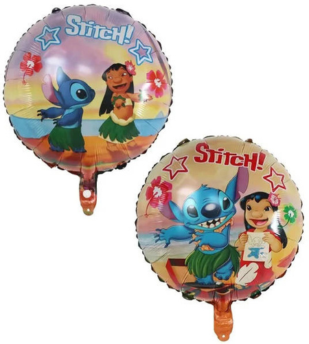 Balon foliowy Lilo i Stitch okrągły dwustronny 18 cali