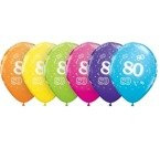 Qualatex 11 cali  Cyfra 80 1 sztuka