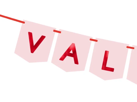 Baner Girlanda Valentines Day WALENTYNKI 150 cm