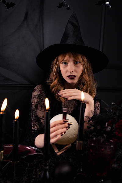 Kapelusz Wiedźmy Czarny klasyczny uniwersalny Halloween