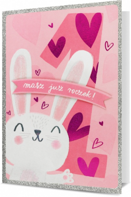 Kartka okolicznościowa Masz już Roczek Pierwsze urodziny