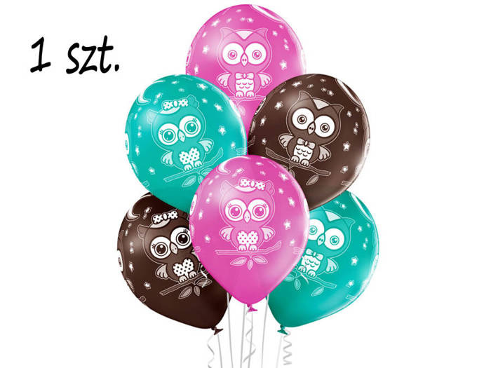 Balon Sówki Sowa Sówka 12 cali 1 szt.