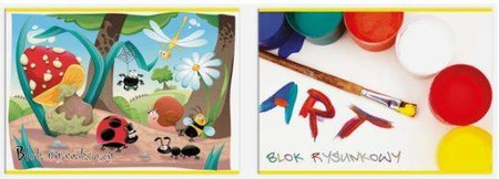 Blok rysunkowy biały A4 20 kartek