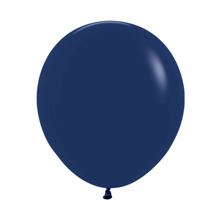 Balon lateksowy 18 cali Sempertex Solid 1 szt. Navy Blue