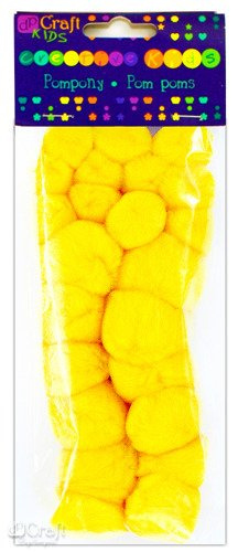 Pompony akrylowe 24 szt