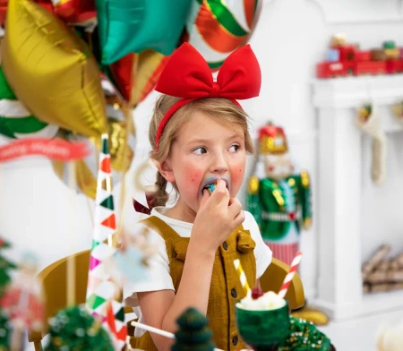 Opaska KOKARDA CZERWONA na głowę